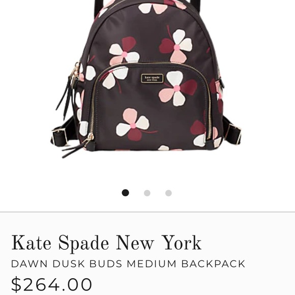 Kate Spade Dawn dusk buds medium backpack - Picture 16 of 16